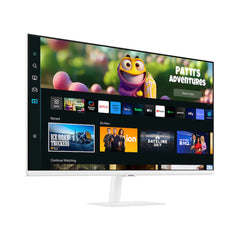 Samsung 27" M50C FHD Smart Monitor with Streaming TV - White