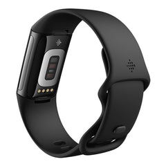 Fitbit Charge 6 - Premium Fitness Tracker - Obsidian/Black Aluminum