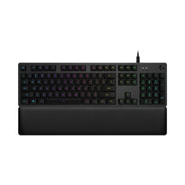 Logitech 920-008934 G513 Carbon Lightsync RGB Full-size Wired Mechanical Gaming Keyboard with Palmrest