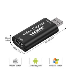 HDMI To USB 2.0 4K Video Capture Device