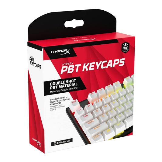 HyperX Full key Set Keycaps PBT - White