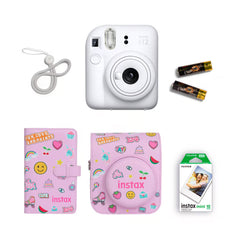 Instax Fujifilm Mini 12 Gift Box - Instant Camera + Mini film + Protective Case + Photo Album