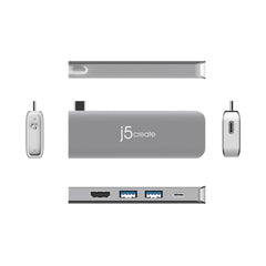 J5Create Ultradrive Kit USB-C Multi-Display Modular Dock JCD389