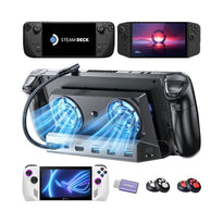 Lisen 8-in-1 Docking Station and Handheld Console Cooler - Universal Compatibility