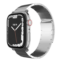 Mageasy Maestro Magnetic Stainless Steel Band for Apple Watch 42mm/44mm/45mm/49mm - Silver