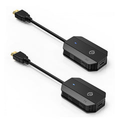 Powerology Wireless HDMI Mirroring Adaptor Pair with USB-C Cable Full HD 1080P - Black