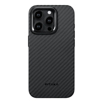 Pitaka MagEZ Case Pro 4 for iPhone 15 Pro Max 1500D Black/Grey (Twill)