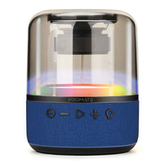 Promate Glitz-L HD LumiSound 360° Surround Sound Speaker - Blue