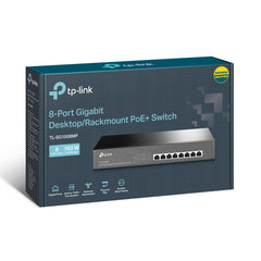 TP-Link SG1008MP 8-Port Gigabit Desktop/Rackmount Switch with 8-Port PoE+