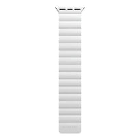 Mageasy SKIN Silicone Magnetic Apple Watch Band 44mm/45mm/49mm - White