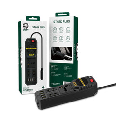 Green Lion GNSTPSBK Stark Plus Power Inverter 200W