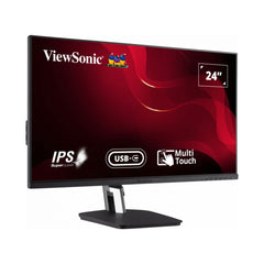 ViewSonic TD2455 24” Touch Monitor with USB Type-C Input and Advanced Ergonomics