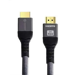 COTEetCI Aluminum Alloy Shell Dual HDMI 8K/60Hz Braided Cable (2M)
