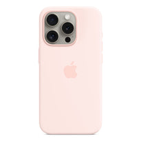 Apple iPhone 15 Pro Silicone Case with MagSafe - Light Pink