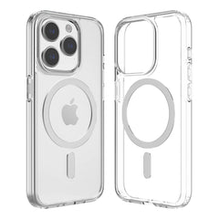 Magnetic Clear Case For iPhone 15 Pro / 15 Pro Max