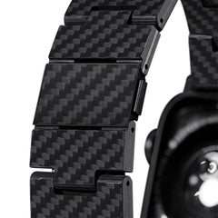 Pitaka Retro Aramid Carbon Fiber Watch Band For Apple Watch | 40mm-41mm-42mm-44mm-45mm-49mm