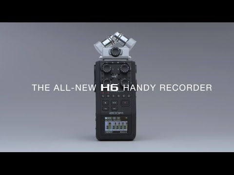 Zoom H6 Handy Audio Recorder with Interchangeable Microphone System