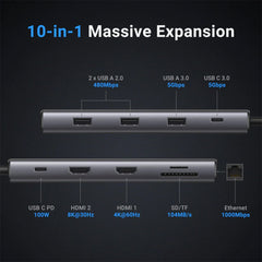 Ugreen 10-in-1 USB-C Multifunction Adapter