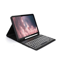 Green Lion Premium Leather iPad Case with Wireless Keyboard (English/Arabic) for Apple iPad Black from Green Lion sold by 961Souq-Zalka