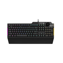 Asus TUF Gaming K1 RGB keyboard with dedicated volume knob, spill-resistance, side light bar and Armoury Crate from Asus sold by 961Souq-Zalka