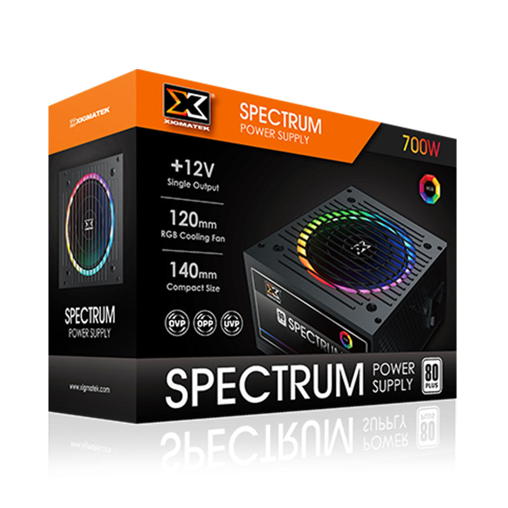 Xigmatek Spectrum 700w Power Supply 80 PLUS from Xigmatek sold by 961Souq-Zalka