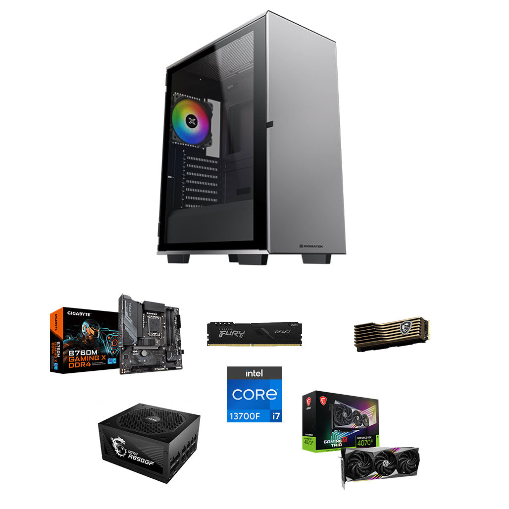 Gaming Desktop Offer - Core i7-13700F - 16GB Ram - 1TB SSD - MSI RTX 4070 Ti 12GB from Other sold by 961Souq-Zalka