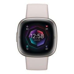 Fitbit Sense 2 Advanced Health and Fitness Smartwatch FloralWhite from Fitbit sold by 961Souq-Zalka