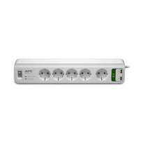 APC Essential SurgeArrest 5 outlets with 5V, 2.4A 2 port USB charger 230V from APC sold by 961Souq-Zalka