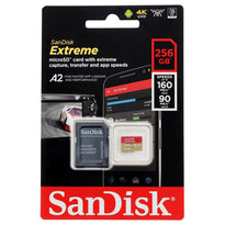 SanDisk Extreme 256 GB microSD card extreme capture, transfer and app speeds from Sandisk sold by 961Souq-Zalka