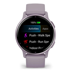 Garmin Vivoactive 5 - Metallic Orchid Aluminum Bezel with Orchid Case and Silicone Band | 010-02862-13