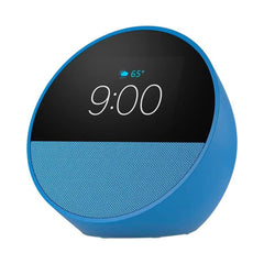 A Photo Of Amazon Echo Spot (2024 Release) – Sleek Smart Alarm Clock with Alexa, Vibrant Sound, and Customizable Display