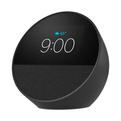 A Photo Of Amazon Echo Spot (2024 Release) – Sleek Smart Alarm Clock with Alexa, Vibrant Sound, and Customizable Display