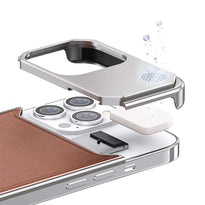iPhone 15 Pro Max Aero Flex Premium Metallic Leather Case - Brown