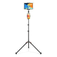 A Photo Of UGREEN 1.7m Adjustable Tripod Stand for Phone and Tablet | Dual Holders, 360° Adjustment, Aluminum Sturdy Base