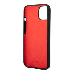 AMG Liquid Silicone Case With Carbon Pattern For iPhone 14 Plus