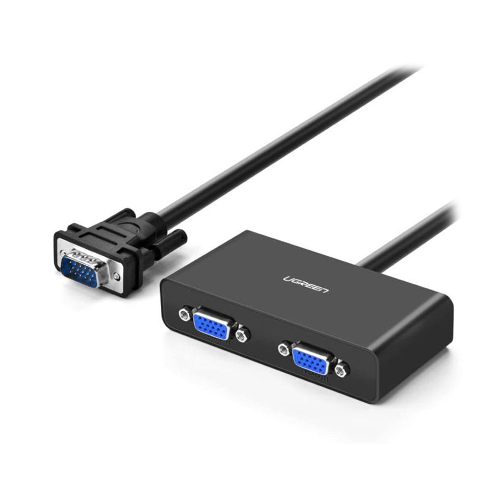 A Photo Of UGreen VGA Splitter 1-in-2 Out | 1M Cable | 1080P 60Hz | Duplicate Mode