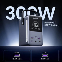 A Photo Of UGreen 48,000mAh 300W Portable Power Bank with Smart Digital Display | 25286