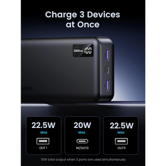 A Photo Of UGREEN 25683 Power Bank – 20,000mAh Fast Charging Battery with PD 3.0 (22.5W) for iPhone 15 Pro & Multiple Devices