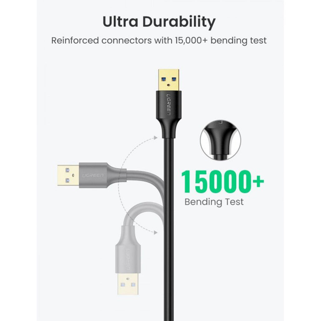 A Photo Of UGreen USB 3.0 Extension Cable | USB-A Male to USB-A Female | High-Speed Up to 5Gbps