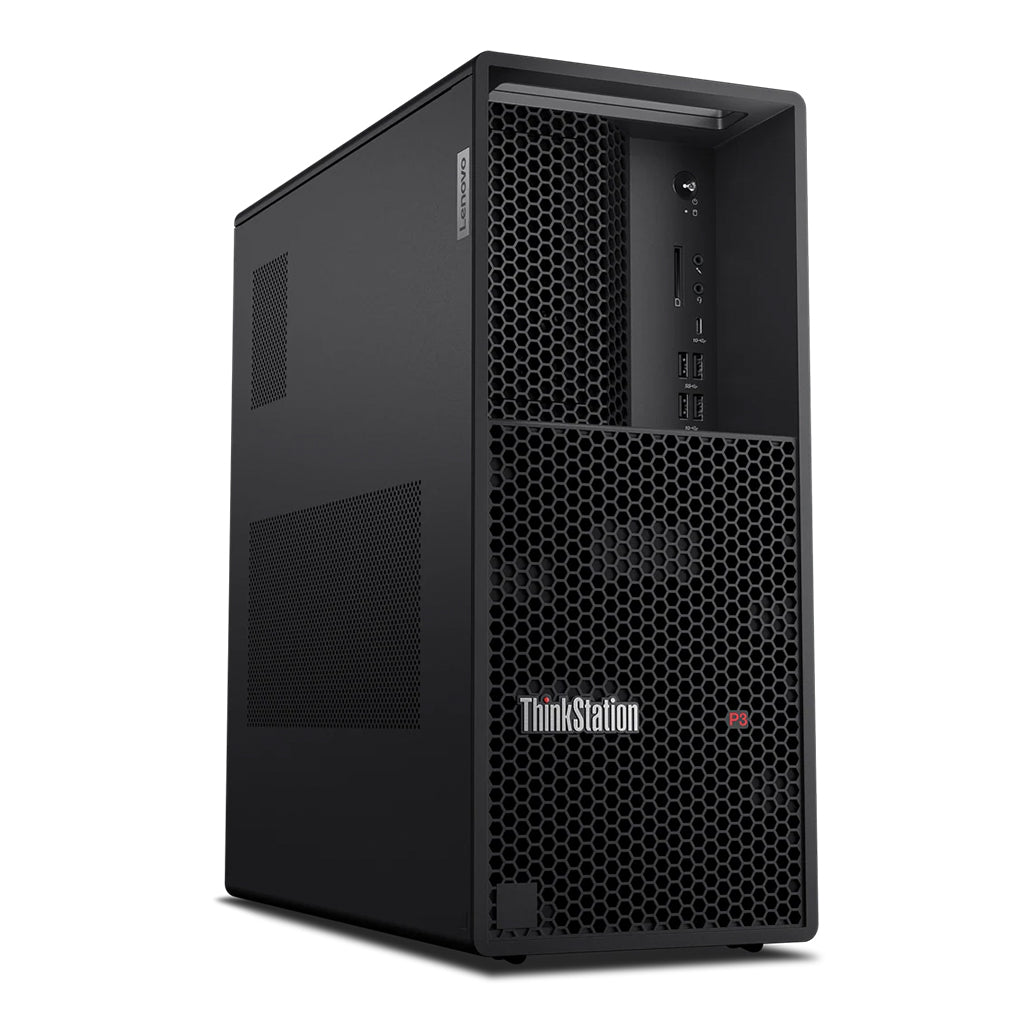 A Photo Of Lenovo ThinkStation P3 Tower Workstation - Core i9-13900 vPro - 64GB Ram - 1TB SSD - RTX A2000 12GB