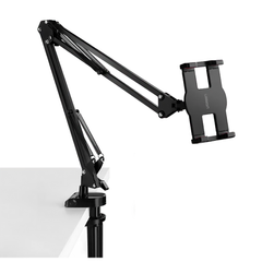 A Photo Of UGREEN Lazy Arm Tablet Holder | 360° Adjustable Tablet Stand with 2-Stage Flexible Arms