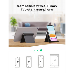 A Photo Of UGREEN Multi-Angle Desk Tablet Stand – Adjustable & Foldable iPad Holder for Tablets, Phones, and E-Readers