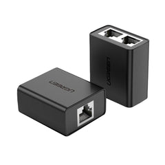 A Photo Of UGreen 50923 RJ45 Ethernet Splitter Adapter - 2 Pack | 100M Network Support, Dual Device Connectivity