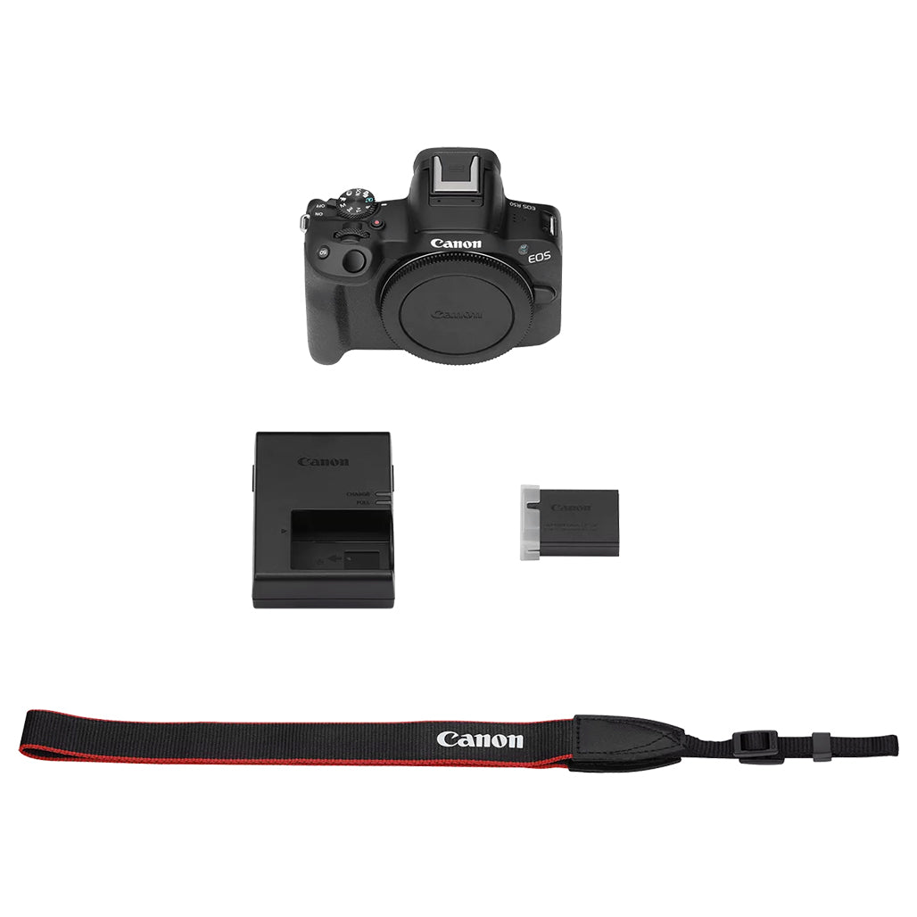 A Photo Of Canon EOS R50 - Mirrorless Camera | 5811C002