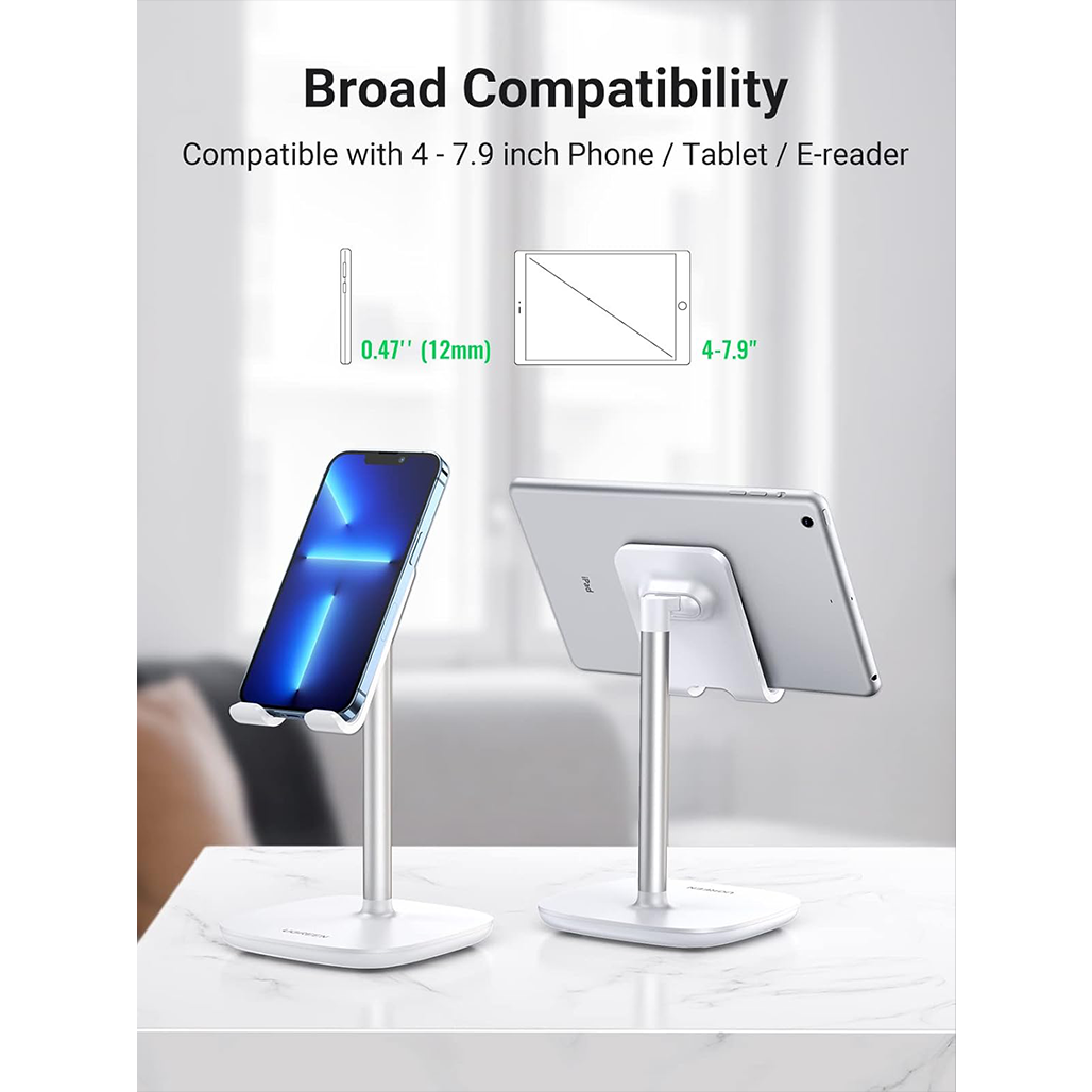 A Photo Of UGREEN Desktop Phone & Tablet Stand – Adjustable Tower Stand for 4