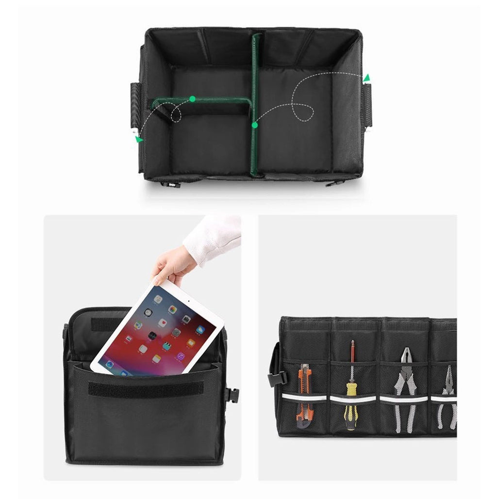 A Photo Of UGreen 55L Waterproof Car Trunk Organizer – Foldable, Multifunctional, Durable Storage Solution