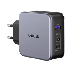 A Photo Of UGREEN Nexode 140W USB C GaN Charger - 3-Port Fast Charging Wall Charger for MacBook Pro, iPad, iPhone & More