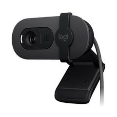 A Photo Of Logitech Brio 105 Full HD 1080p Business Webcam with RightLight 2, Privacy Shutter & Built-in Microphone