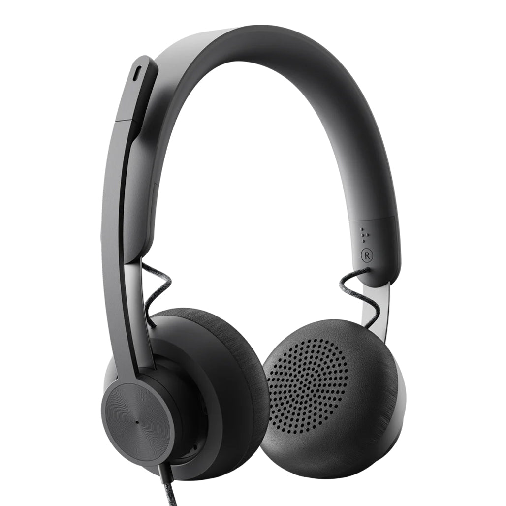 A Photo Of Logitech Zone Wired USB Headset - Premium Audio, Advanced Noise-Canceling Mic, Microsoft Teams Certified