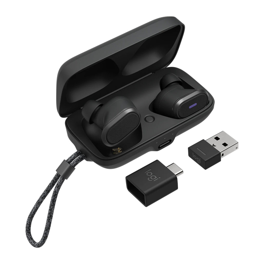 A Photo Of Logitech Zone True Wireless Bluetooth® Earbuds for Business – Noise-Canceling Mic & Exceptional Sound Quality